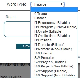 autotask work type field